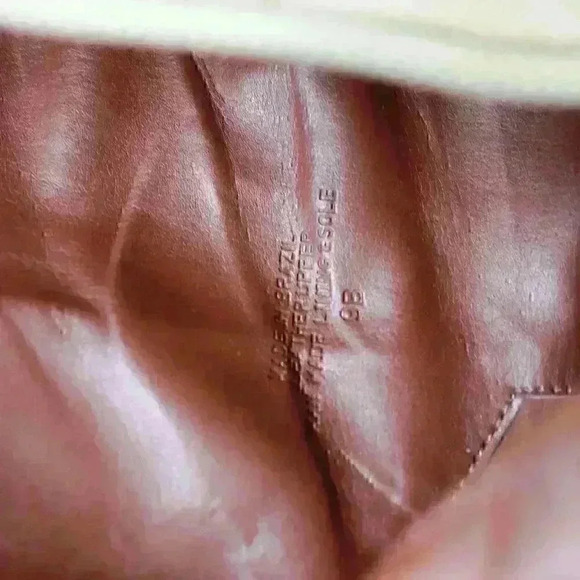 Vince Camuto Women’s Brown Leather Wedge Booties Size US 9 B - Picture 10 of 11